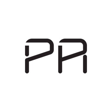 pa ilk harf vektör logosu simgesi