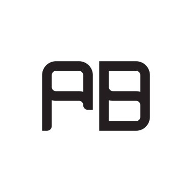 pd ilk harf vektör logo simgesi