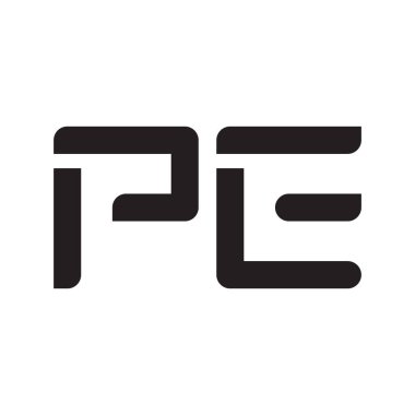 İlk harf vektör logo simgesini yaz