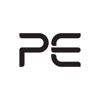 İlk harf vektör logo simgesini yaz