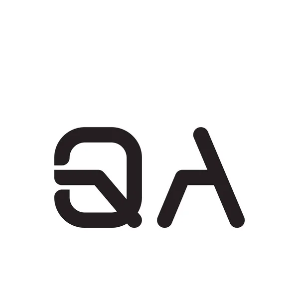 Qa頭文字ベクトルロゴアイコン — ストックベクタ