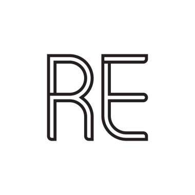 ilk harf vektör logo simgesiName