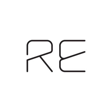 ilk harf vektör logo simgesiName