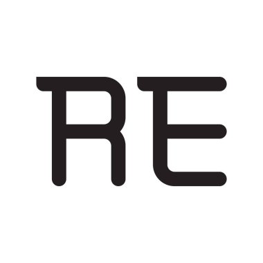 ilk harf vektör logo simgesiName