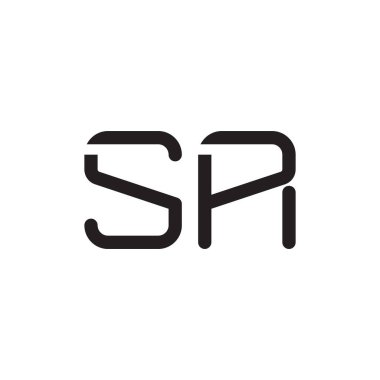 a ilk harf vektör logosu simgesi