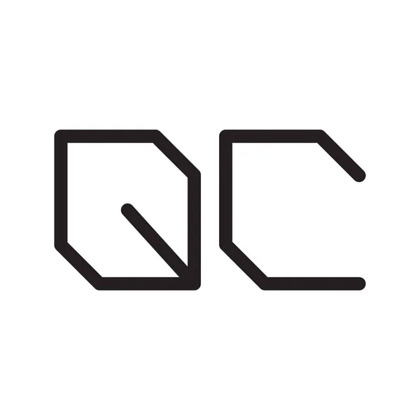 Qc初始字母向量图标 — 图库矢量图片