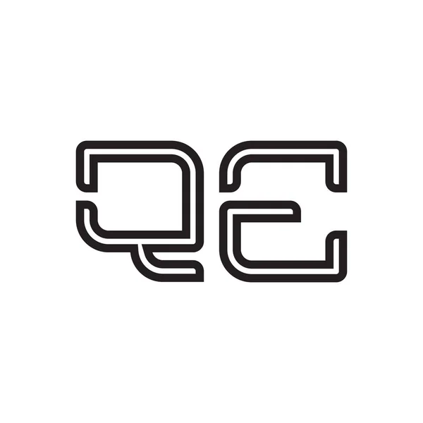 Qe初始字母向量图标 — 图库矢量图片