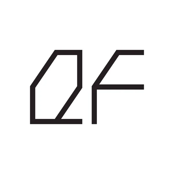 Qf初始字母向量图标 — 图库矢量图片