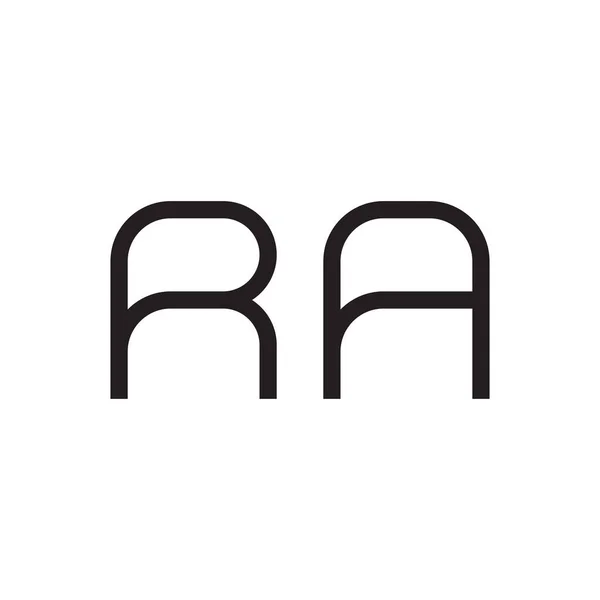 Ra初始字母向量图标 — 图库矢量图片