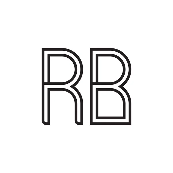 Rb初始字母向量图标 — 图库矢量图片