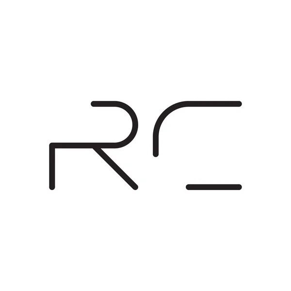 Rc初始字母向量图标 — 图库矢量图片