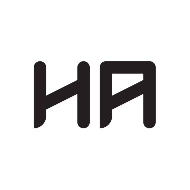 İlk harf vektör logo simgesi