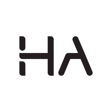 İlk harf vektör logo simgesi