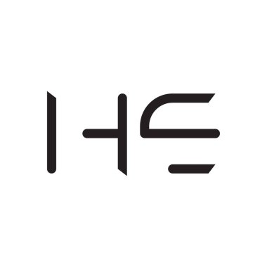 ilk harf vektör logo simgesi