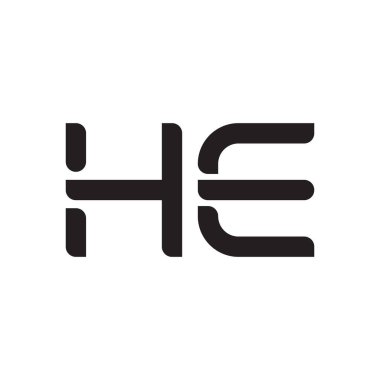 ilk harf vektör logo simgesi