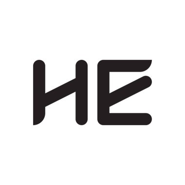 ilk harf vektör logo simgesi