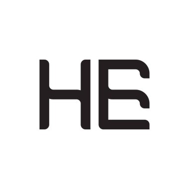 ilk harf vektör logo simgesi