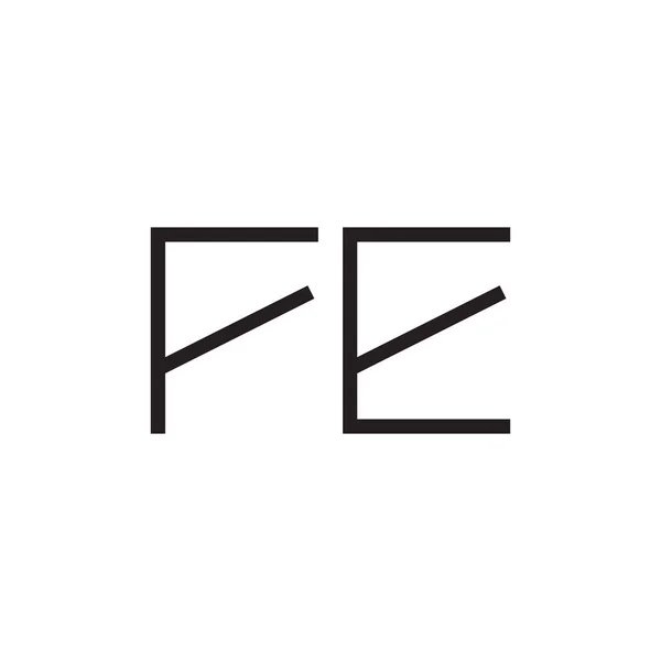 Fünf Anfangsbuchstaben Vektor Logo Symbol — Stockvektor