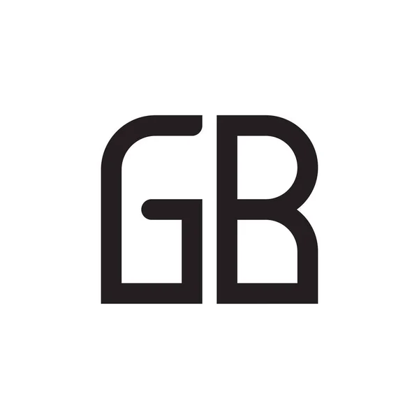 Gb初始字母向量图标 — 图库矢量图片