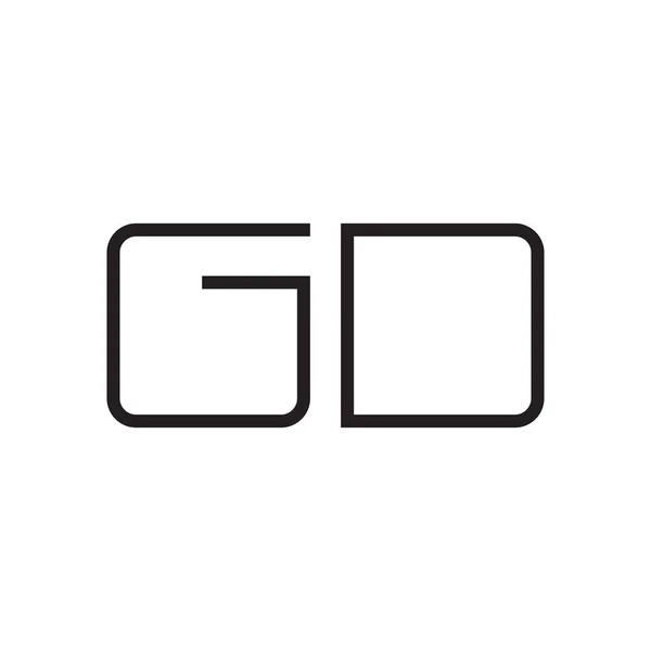 Gd初始字母向量图标 — 图库矢量图片