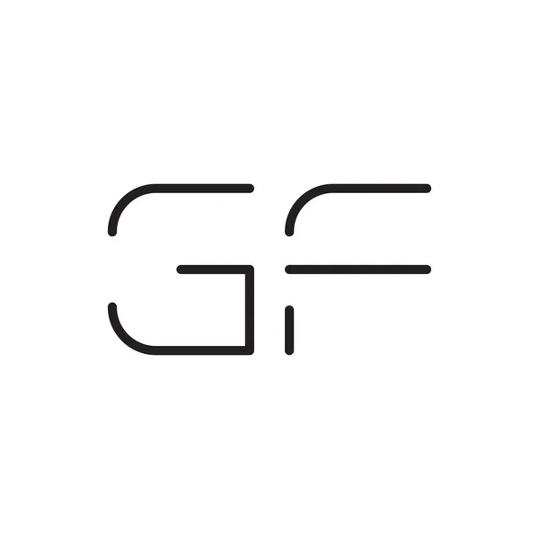 Gf初始字母向量图标 — 图库矢量图片