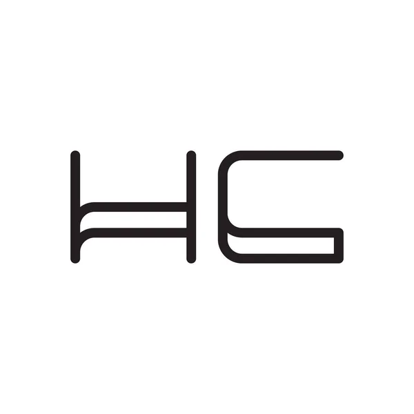 Hc初始字母向量图标 — 图库矢量图片
