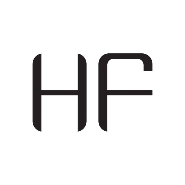 Hf初始字母向量图标 — 图库矢量图片