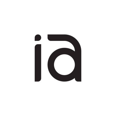 a ilk harf vektör logo simgesi