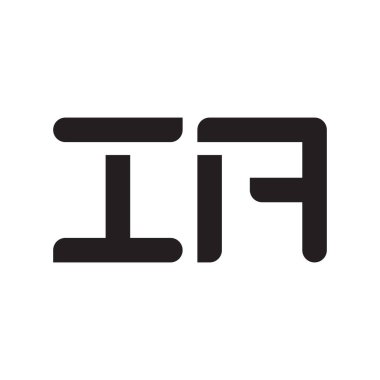 a ilk harf vektör logo simgesi
