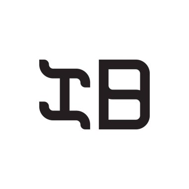 ilk harf vektör logo simgesini tanımla