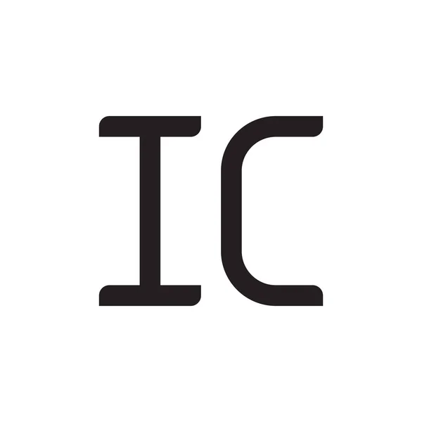Ic初始字母向量图标 — 图库矢量图片