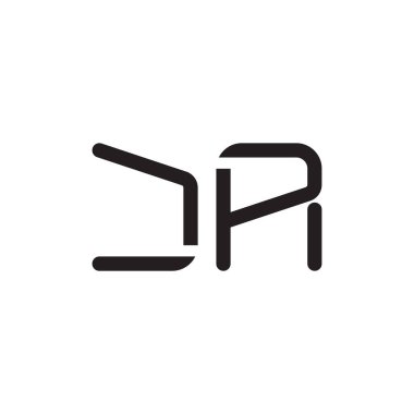 ja ilk harf vektör logosu simgesi