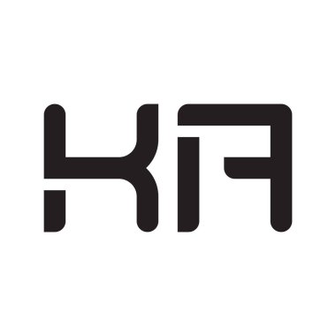 ka ilk harf vektör logo simgesi