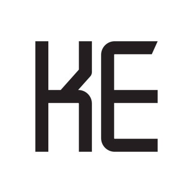 Örneğin ilk harf vektör logo simgesi