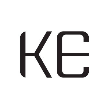 Örneğin ilk harf vektör logo simgesi