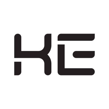 Örneğin ilk harf vektör logo simgesi