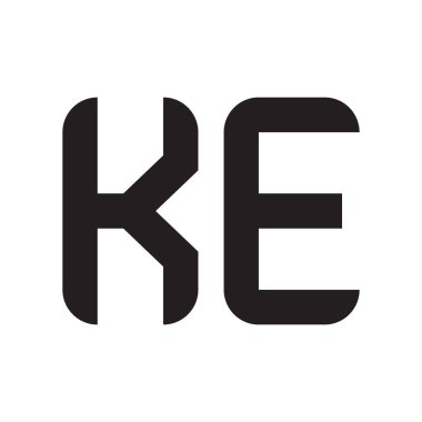 Örneğin ilk harf vektör logo simgesi