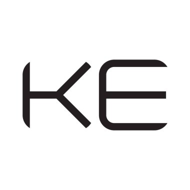 Örneğin ilk harf vektör logo simgesi