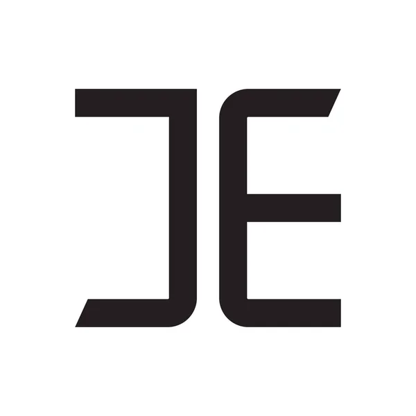 Letra Inicial Vector Logo Icono — Archivo Imágenes Vectoriales