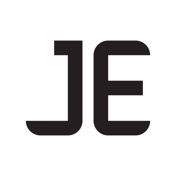 Letra Inicial Vector Logo Icono — Archivo Imágenes Vectoriales