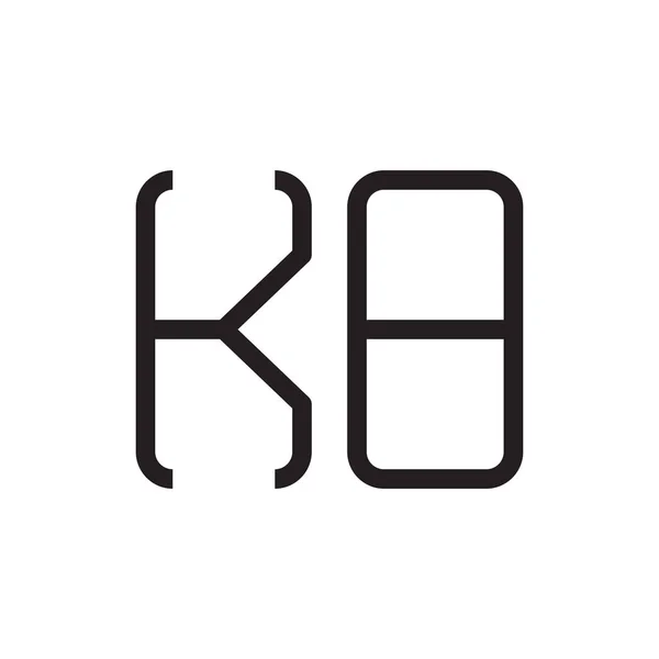 Kb初始字母向量标志图标 — 图库矢量图片