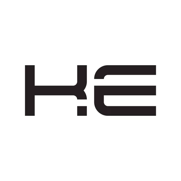 Örneğin Ilk Harf Vektör Logo Simgesi — Stok Vektör