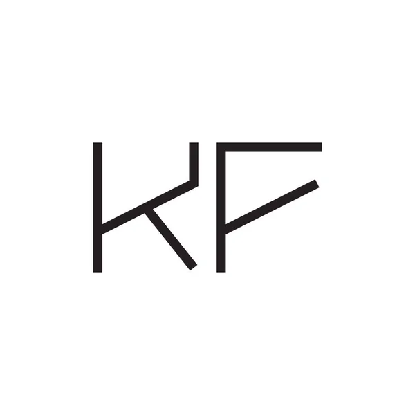 Kf初始字母向量图标 — 图库矢量图片