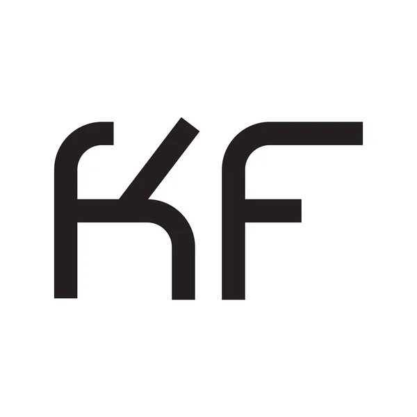 Kf初始字母向量图标 — 图库矢量图片