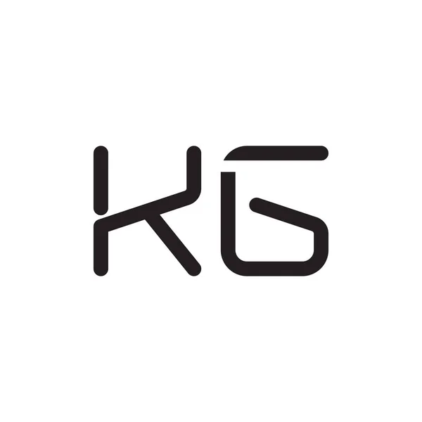 Kg初始字母向量图标 — 图库矢量图片