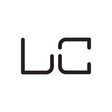 Ic ilk harf vektör logo simgesi