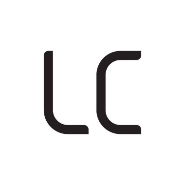 Ic ilk harf vektör logo simgesi