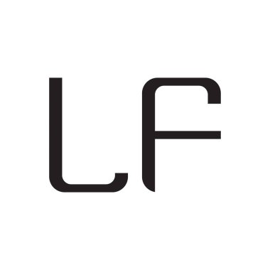 Eğer ilk harf vektör logo simgesi