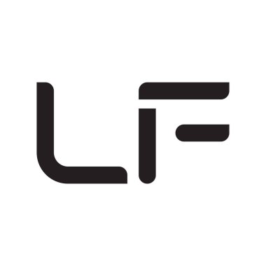 Eğer ilk harf vektör logo simgesi