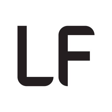 Eğer ilk harf vektör logo simgesi